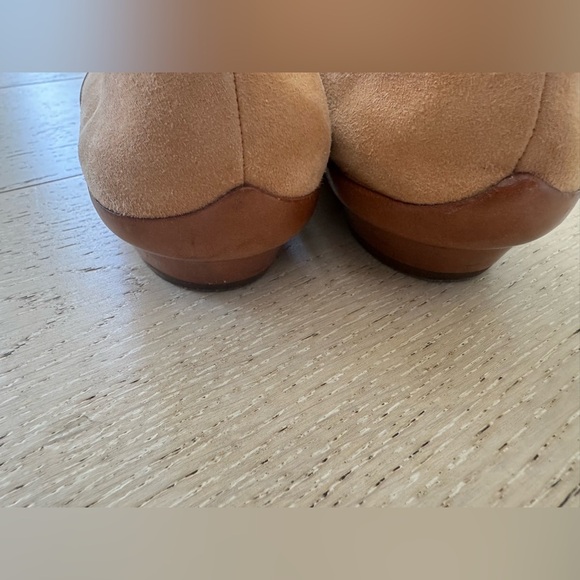 Salvatore Ferragamo Audrey Ballet Flats Women's Suede light brown 8.5 - Picture 7 of 10